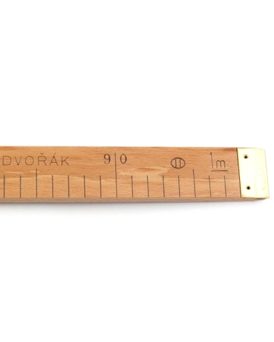 Meter drevený plochý s európskym ciachovaním - 1 ks | Mimib