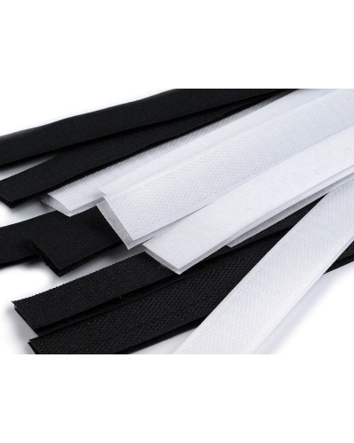 Suchý zips háčik + plyš strihaný šírka 20 mm - 25 pár | Mimib