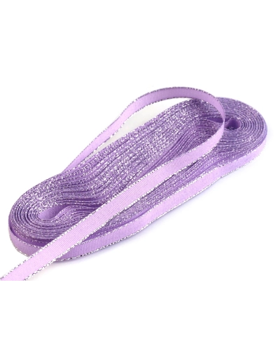 Stuha taftová šírka 6 mm s lurexom - 10 m | Mimib