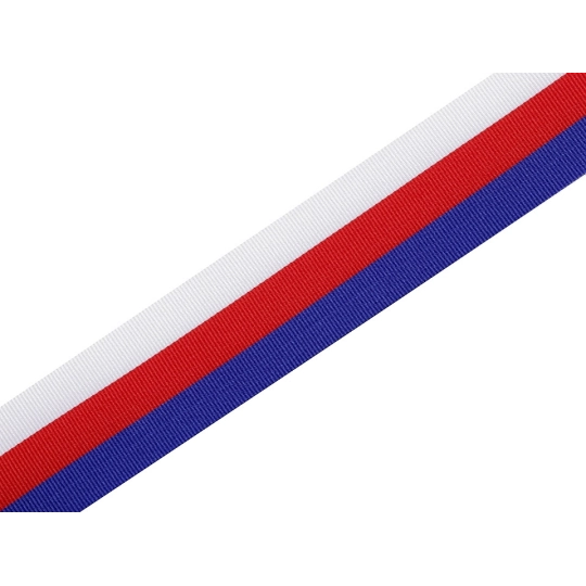 Stuha trikolóra  Česko, Slovensko šírka 20 mm - 10 m | Mimib