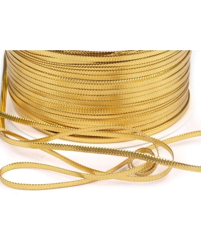 Dutinka s lurexom šírka 2,5 mm plochá - 50 m | Mimib