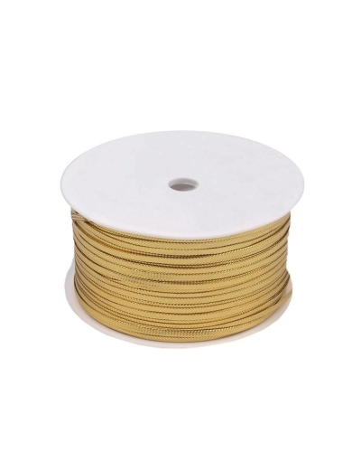 Dutinka s lurexom šírka 2,5 mm plochá - 50 m | Mimib