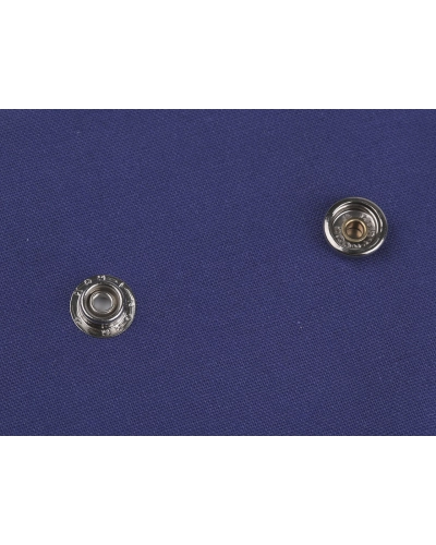 Gombíky stláčacie s krúžkom Ø15 mm (AM6) na hrubé látky, sypané - 100 ks | Mimib