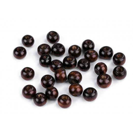 Drevené koráliky Ø8-9 mm | Mimib