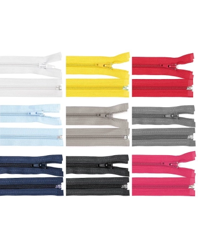 Špirálový zips No 5 dĺžka 40 cm bundový POL - 1 ks | Mimib