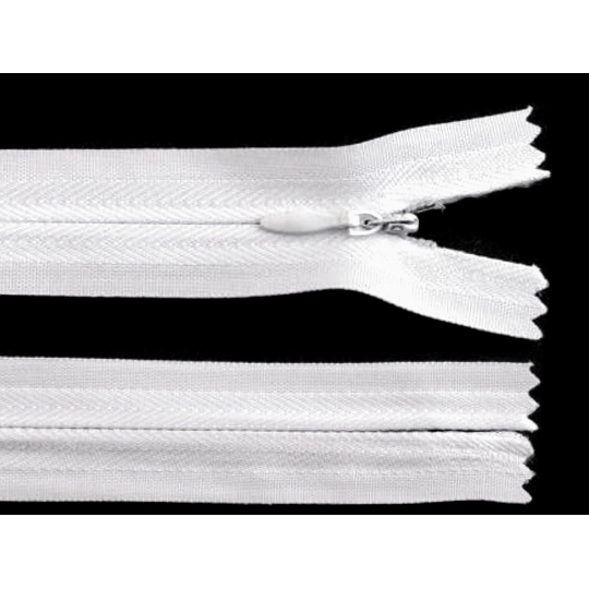 Špirálový zips skrytý No 3 dĺžka 35 cm - 1 ks | Mimib