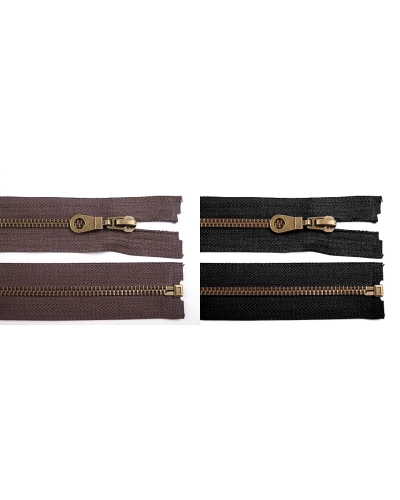 Staromosadzný zips No 5 dĺžka 60 cm bundový - 1 ks | Mimib