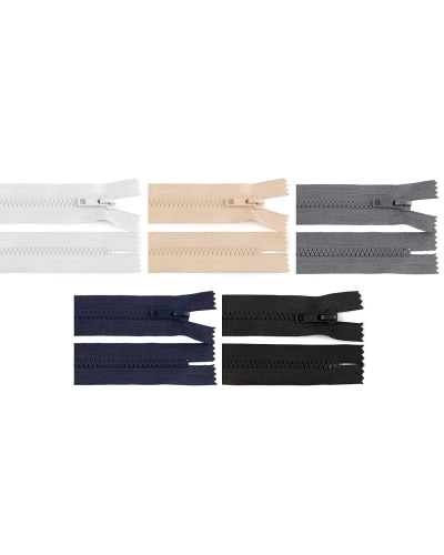 Kostený zips No 5 dĺžka 16 cm - 1 ks | Mimib