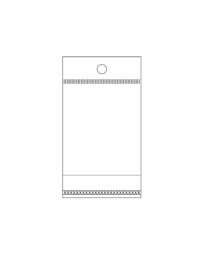 PP vrecko s lepiacou lištou a závesom 5x9 cm - 100 ks | Mimib