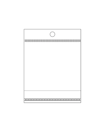PP vrecko s lepiacou lištou a závesom 7x9 cm - 40000 ks | Mimib