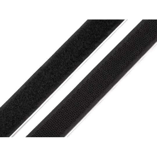 Suchý zips háčik + plyš samolepiaci šírka 20 mm - 25 m | Mimib