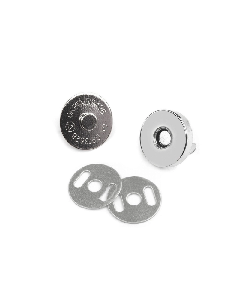 Magnetické zapínanie Ø15 mm nikel - 5 sada | Mimib