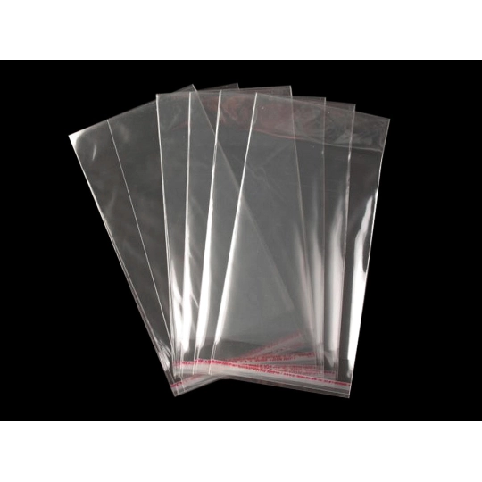 PP vrecko s lepiacou lištou 11x20 cm - 100 ks | Mimib