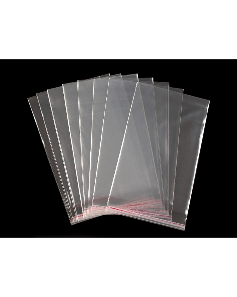 PP vrecko s lepiacou lištou 13x20 cm - 100 ks | Mimib