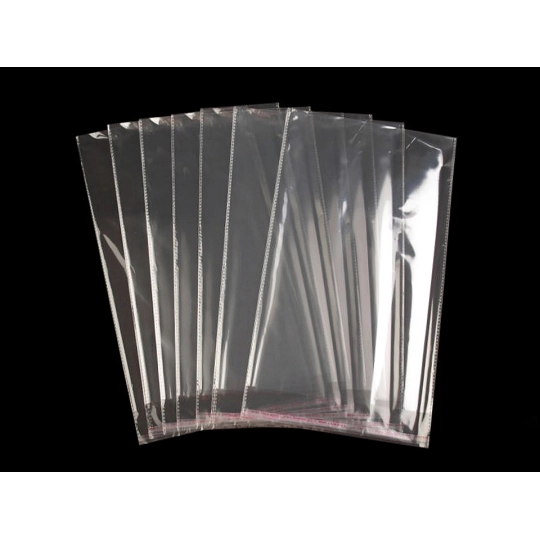 PP vrecko s lepiacou lištou 22x35 cm - 100 ks | Mimib