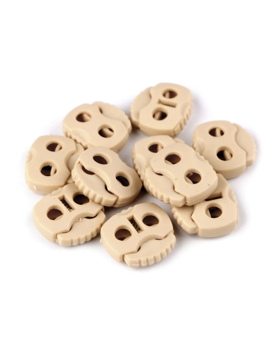 Brzdičky s dvoma dierkami 20x20 mm - 10 ks | Mimib