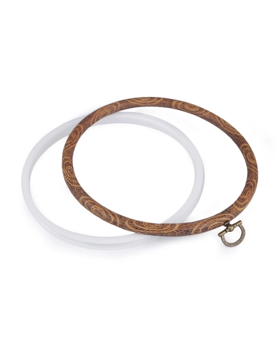 Vyšívací kruh / rámček na zavesenie Ø16 cm - 1 ks | Mimib