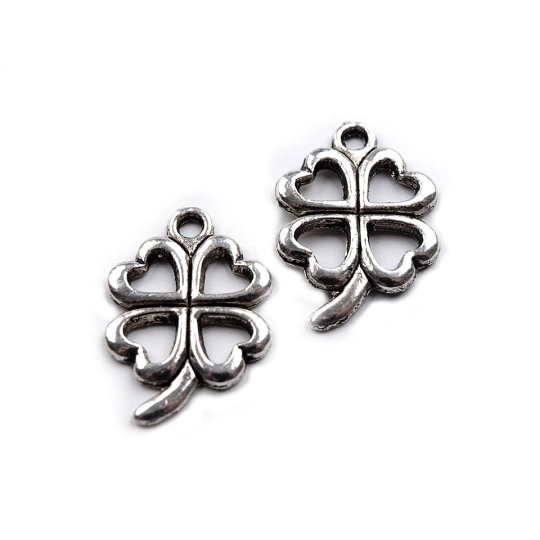 Prívesok štvorlístok 15x21 mm - 5 ks | Mimib