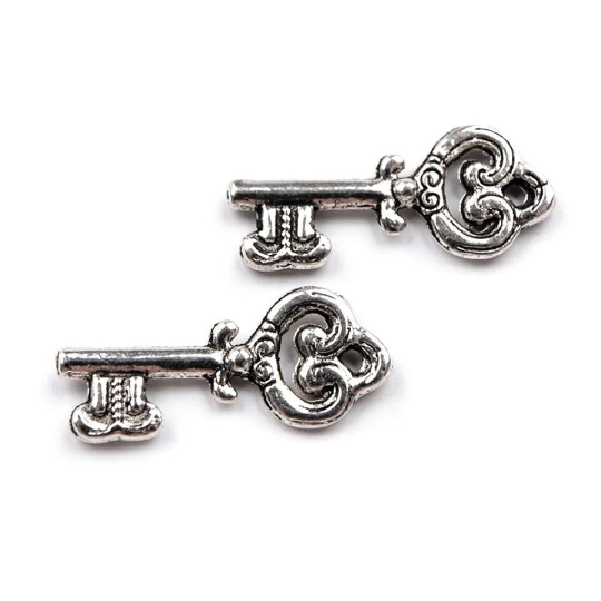 Prívesok kľúčik  9x20mm - 10 ks | Mimib