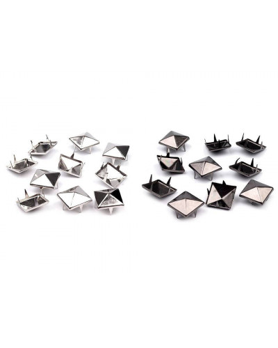 Cvočky na oblečenie 12x12mm pyramida | Mimib