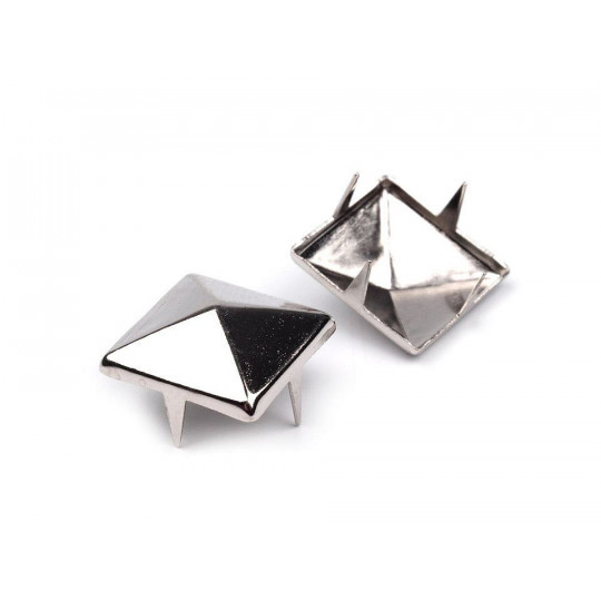 Cvočky na oblečenie 12x12mm pyramida | Mimib