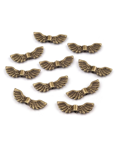 Ozdobný diel 7x22mm krídla - 10 ks | Mimib