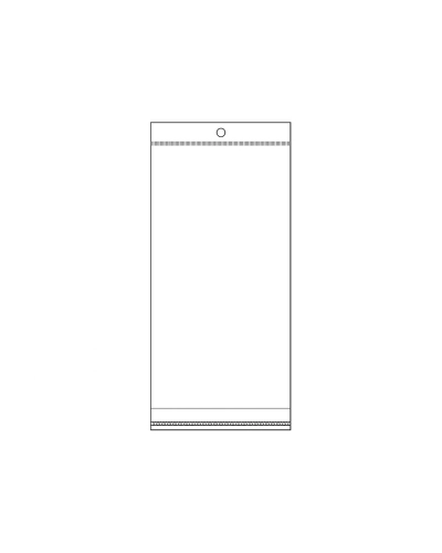 PP vrecko s lepiacou lištou a závesom 10x22 cm - 100 ks | Mimib
