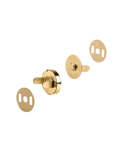 Magnetické zapínanie Ø15 mm zlaté - 5 sada | Mimib