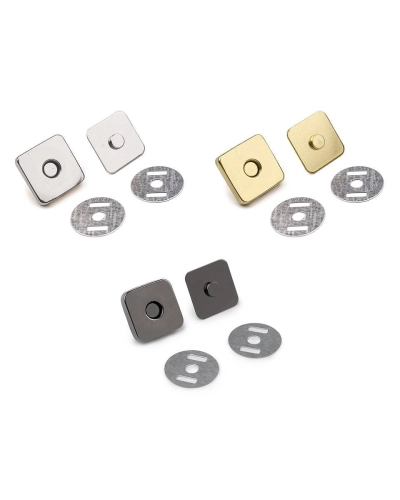 Magnetické zapínanie 18x18 mm štvorec - 5 sada | Mimib
