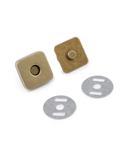 Magnetické zapínanie 18x18 mm štvorec - 5 sada | Mimib