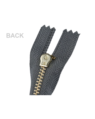 Kovový zips No 4 dĺžka 10 cm nohavicový - 1 ks | Mimib