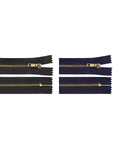 Kovový zips No 4 dĺžka 20 cm nohavicový - 1 ks | Mimib