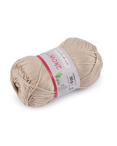 Bavlnená pletacia priadza Limone 50 g - 1 ks | Mimib