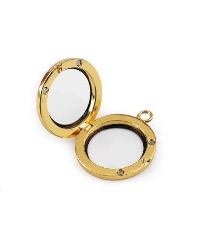Medailónik roztvárací na magnet Ø30 mm - 1 ks | Mimib