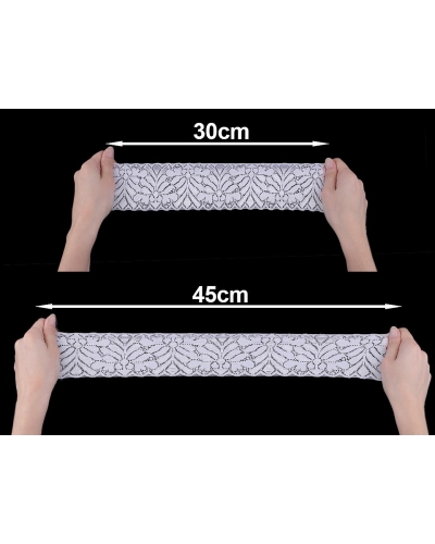 Elastická čipka  /  vsádka šírka 80 mm - 13.5 m | Mimib