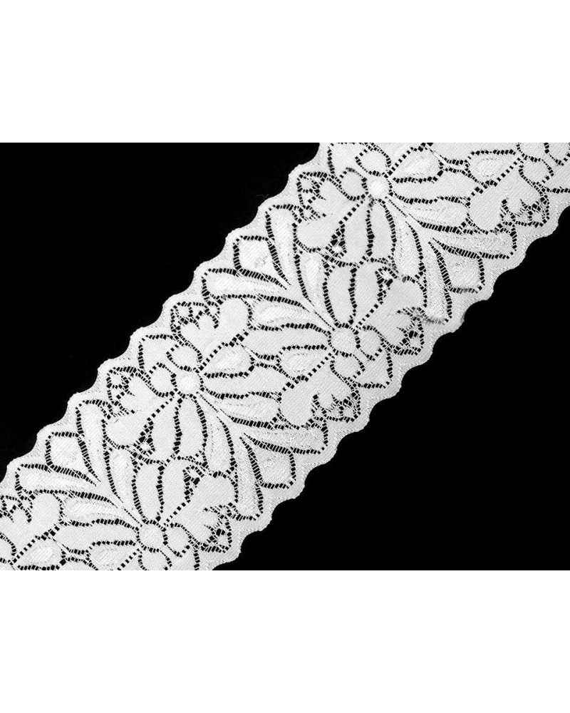 Elastická čipka  /  vsádka šírka 80 mm - 13.5 m | Mimib
