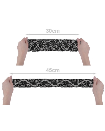 Elastická čipka  /  vsádka šírka 80 - 100 mm - 1 m | Mimib