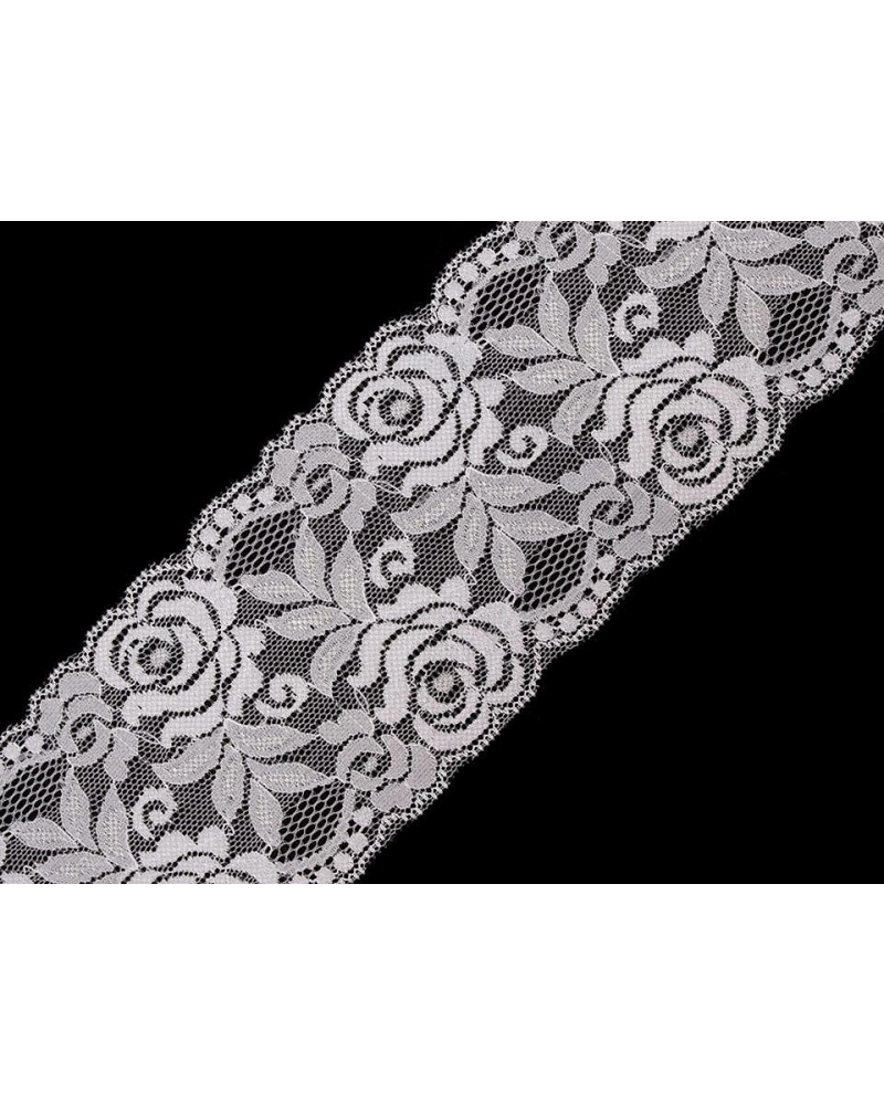 Elastická čipka  /  vsádka šírka 80 - 100 mm - 1 m | Mimib