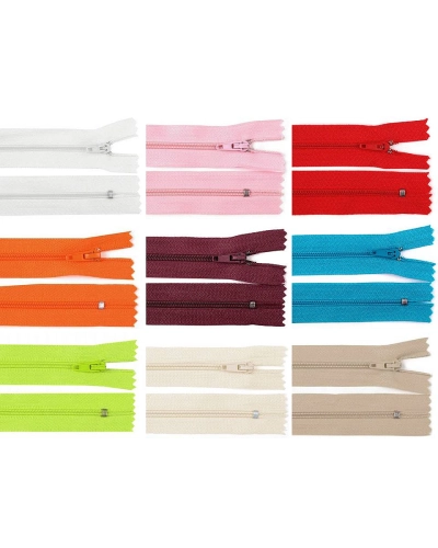 Špirálový zips No 3 dĺžka 20 cm pinlock - 1 ks | Mimib