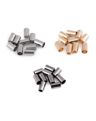 Kovová koncovka na šnúru Ø3,5 mm, Ø5,5 mm - 4 ks | Mimib