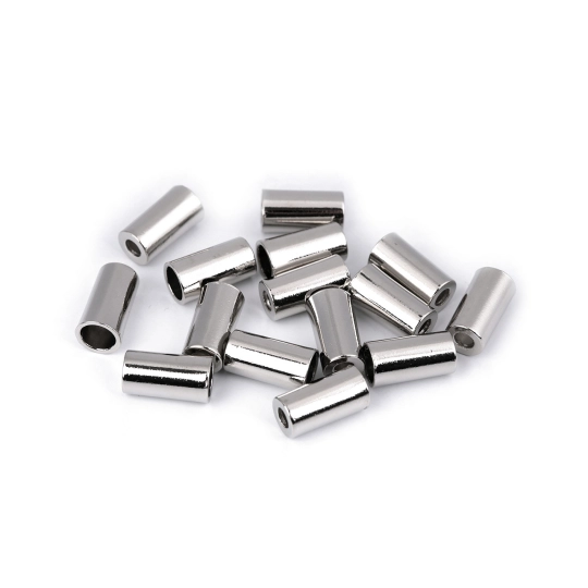 Kovová koncovka na šnúru Ø3,5 mm, Ø5,5 mm - 4 ks | Mimib