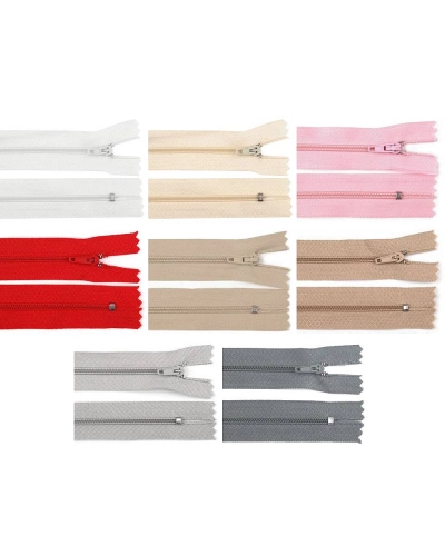 Špirálový zips No 3 dĺžka 50 cm pinlock - 1 ks | Mimib