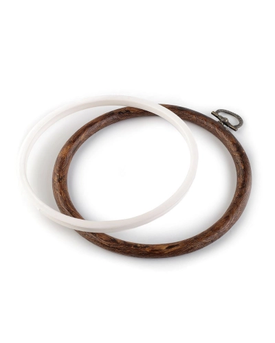 Vyšívací kruh / rámček na zavesenie Ø12 cm - 1 ks | Mimib