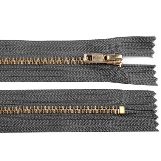 Kovový zips No 4 dĺžka 16 cm nohavicový - 1 ks | Mimib