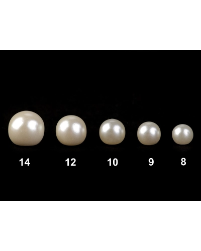 Perla na našitie / gombík Ø10 mm - 20 ks | Mimib