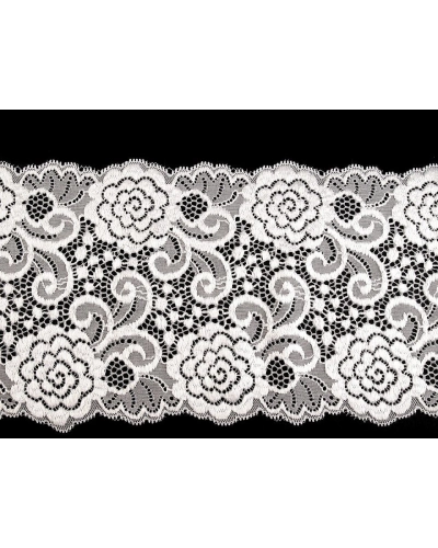 Elastická čipka / vsádka / behúň šírka 15 cm - 1 m | Mimib