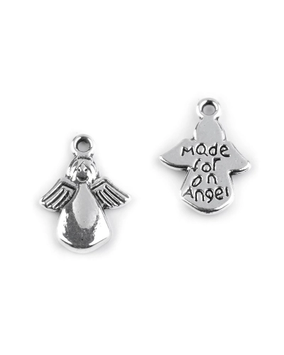 Prívesok 13x18 mm anjel - 5 ks | Mimib