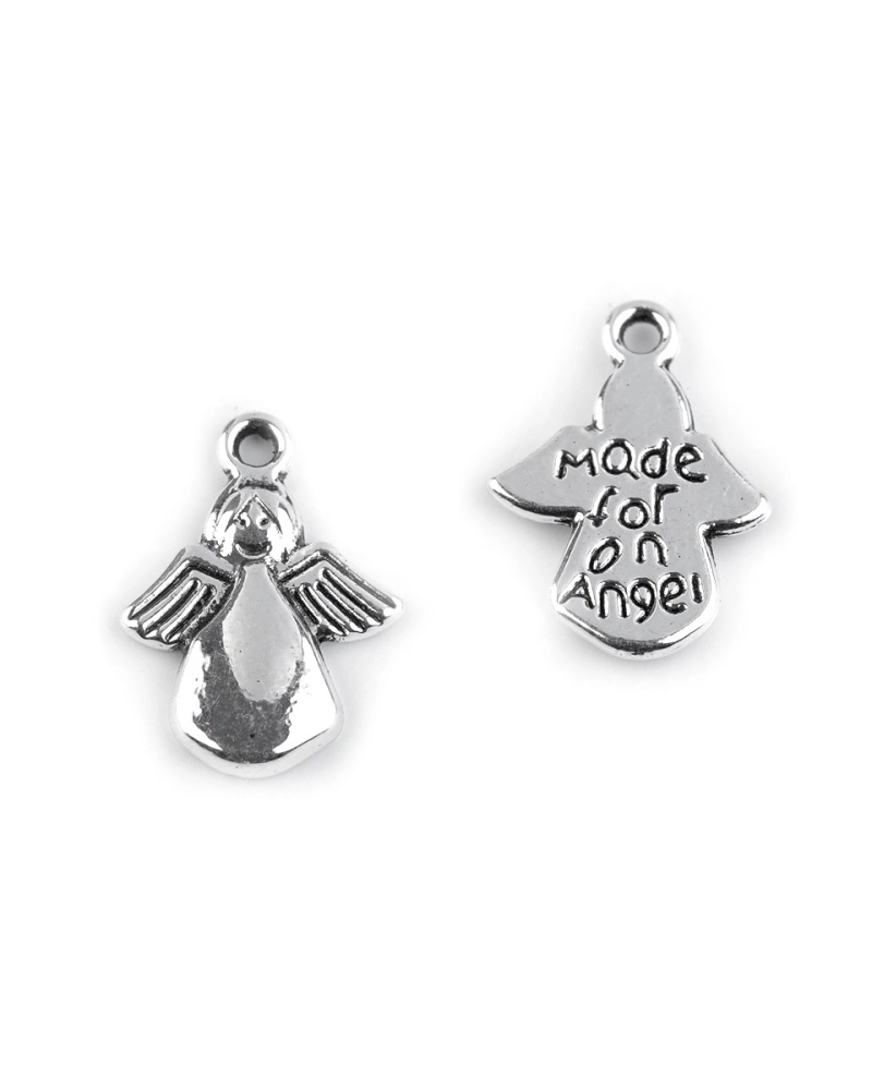 Prívesok 13x18 mm anjel - 5 ks | Mimib