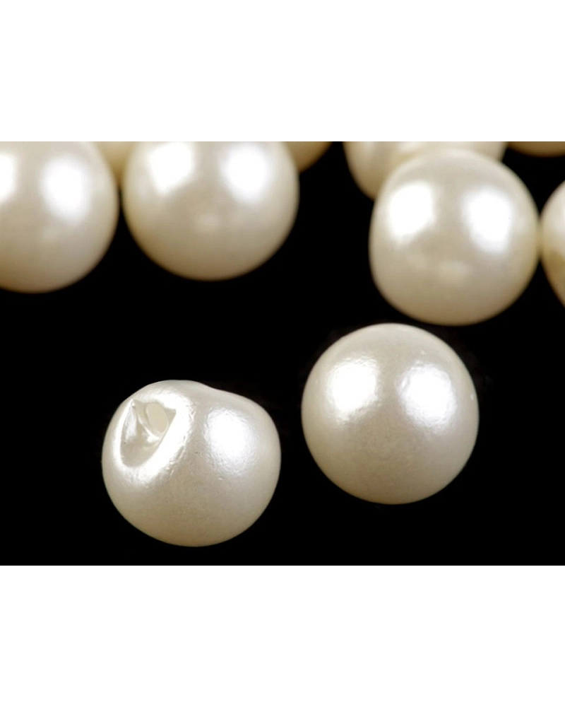 Perla k našitiu / gombík Ø14 mm - 10 ks | Mimib