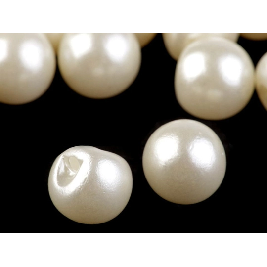 Perla k našitiu / gombík Ø14 mm - 10 ks | Mimib